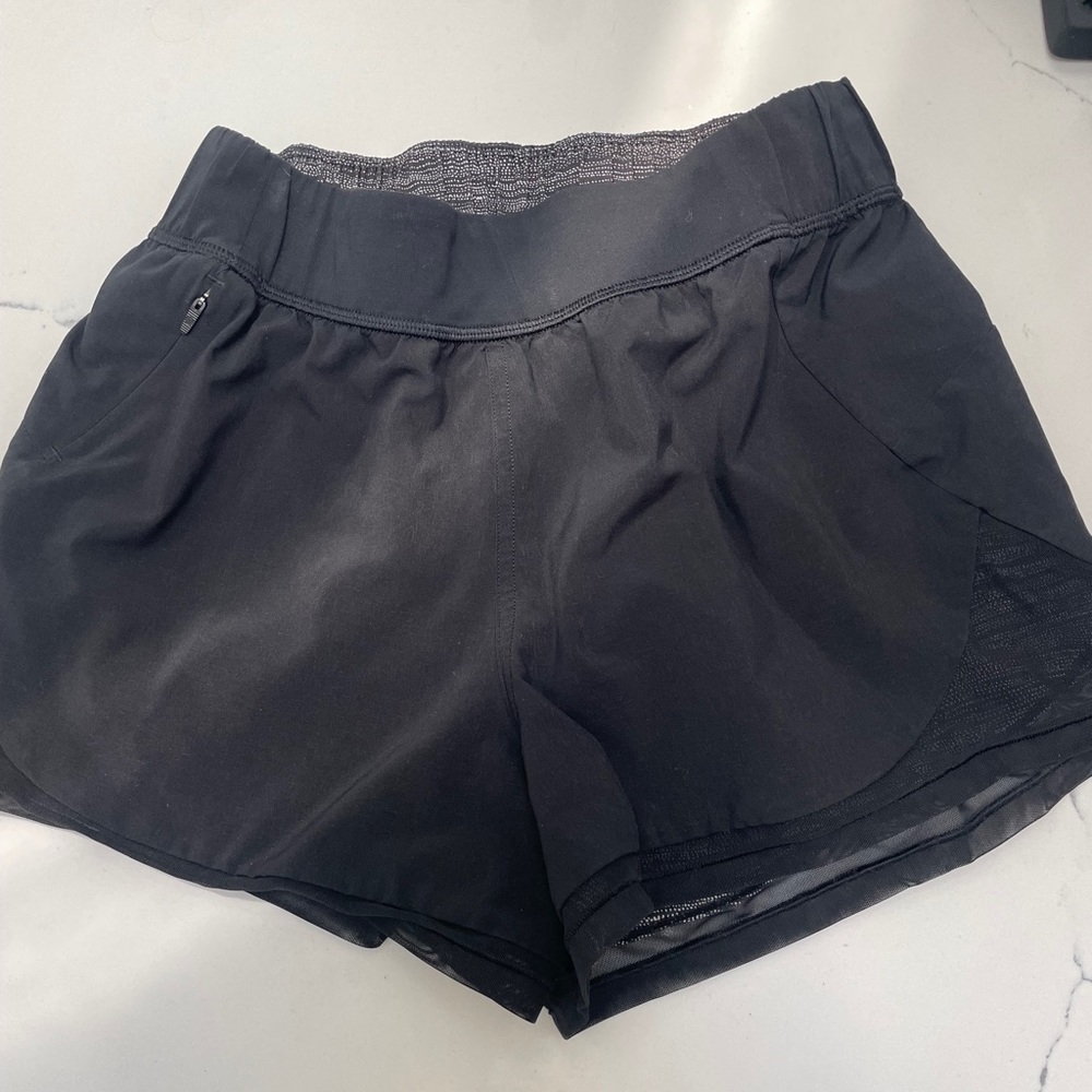 Black Lululemon Shorts size 2